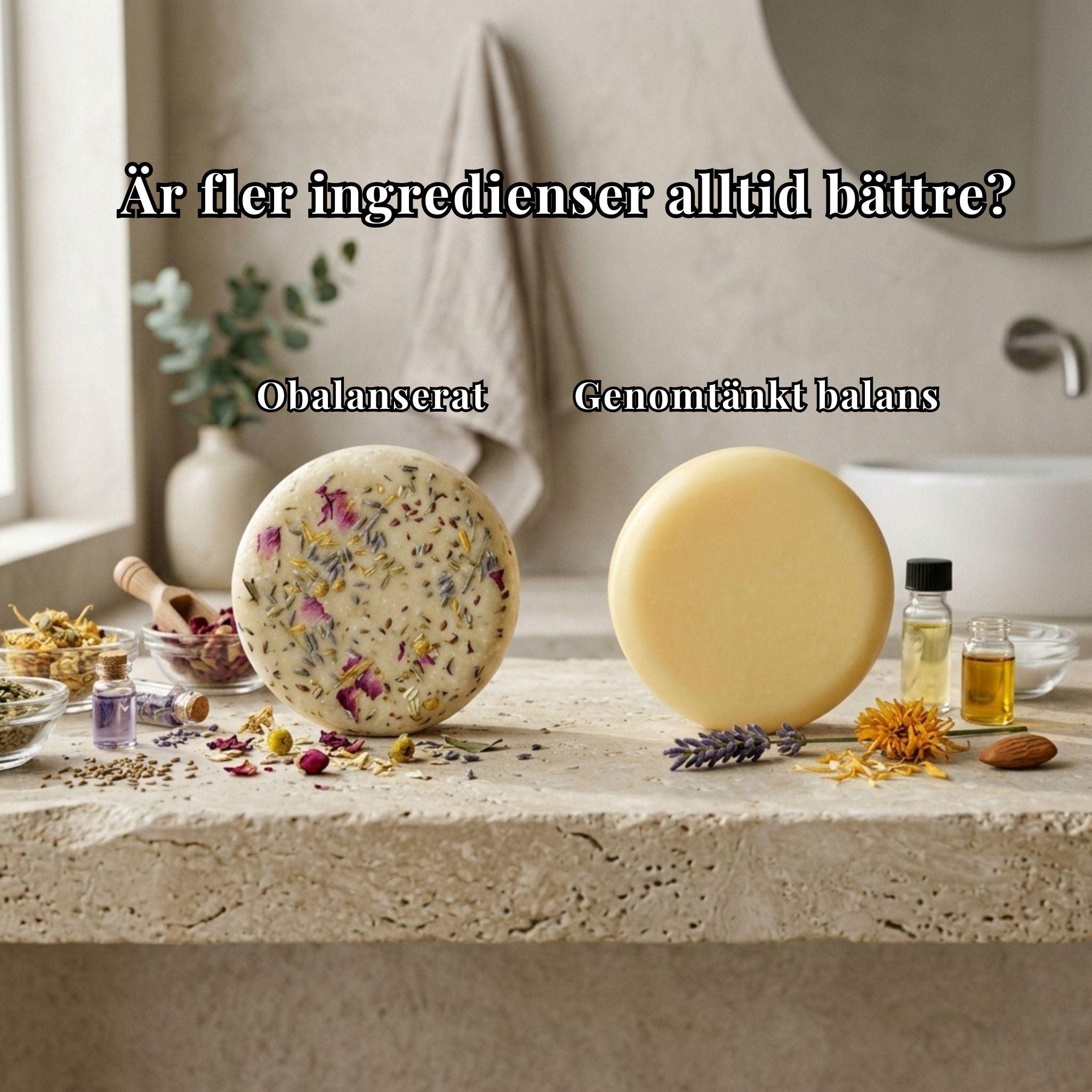 Många schampon ser bra ut – men hur genomtänkt är formulan?