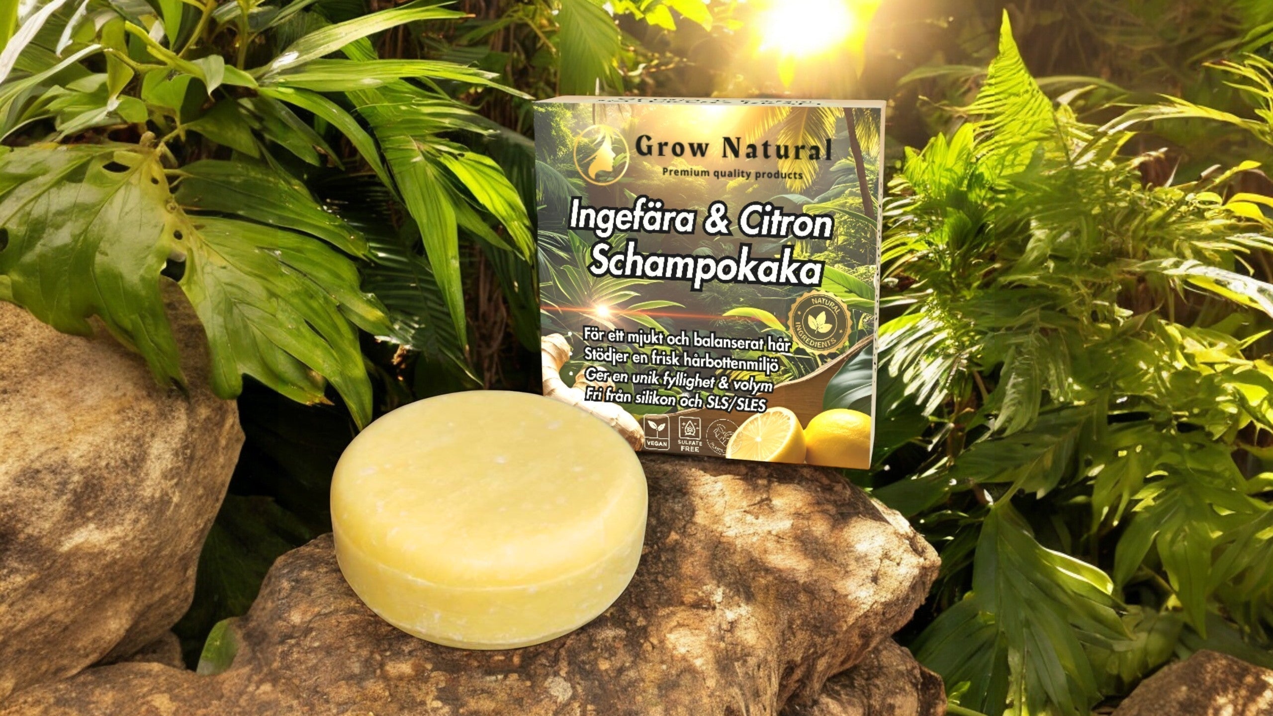 Ingefära & Citron: varför vår mest uppfriskande schampokaka känns så ren och balanserad