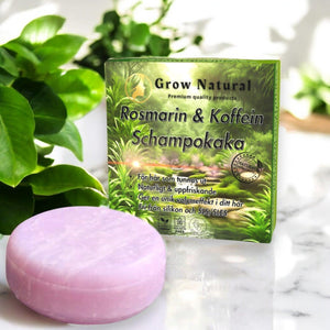 Grow Natural™ Rosmarin & Koffein schampo med naturliga ingredienser